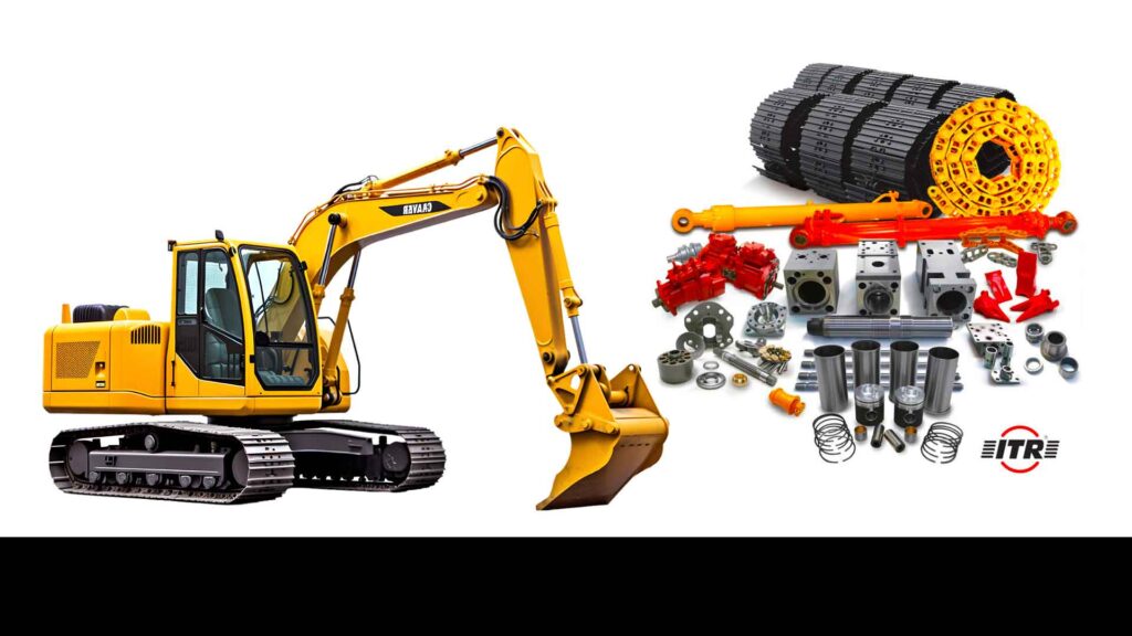 Repair parts Frame components, transmission parts, engine parts, cooling system parts, hydraulic parts and pumps for earth moving machines, components for pneumatic systems, air and oil filters, electrical and cab parts.